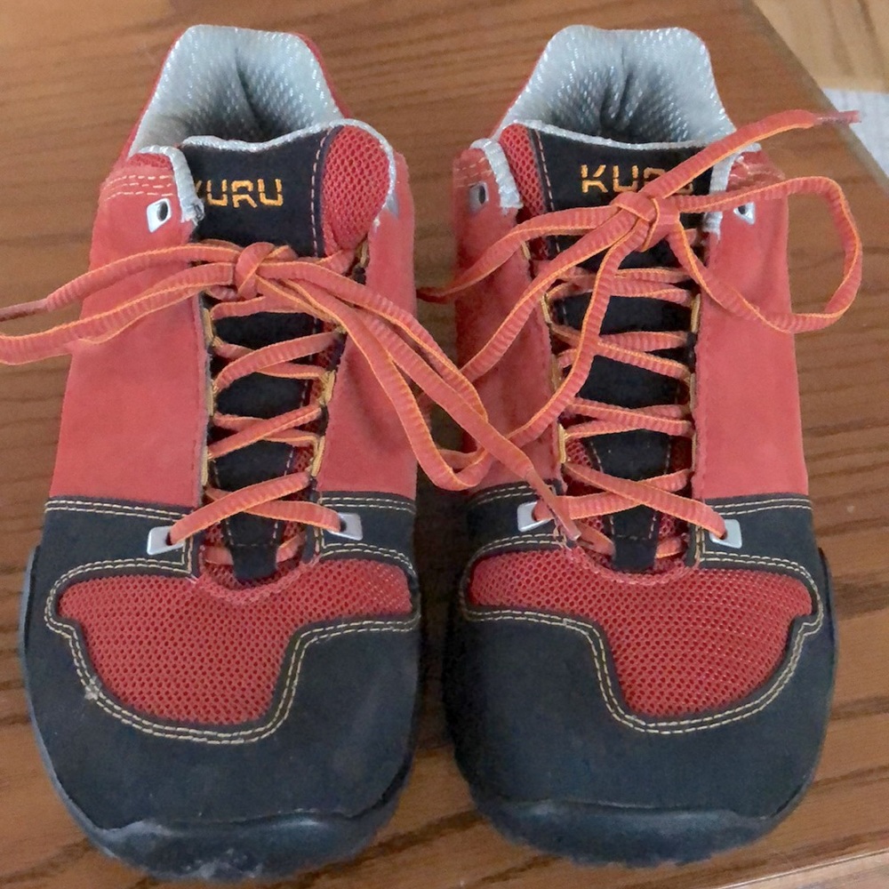 Kuru Orange red shoes